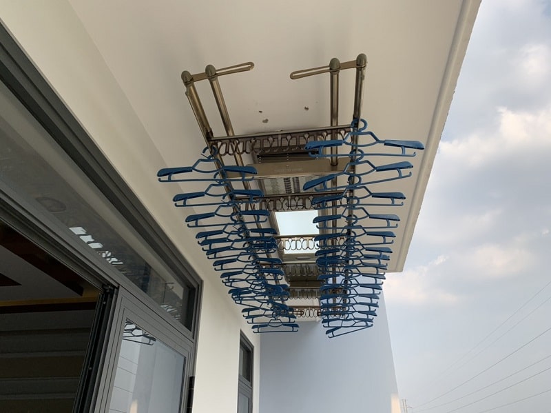 Kích thước giàn phơi thông minh tiêu chuẩn